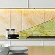 Image of modern kitchen backsplash.